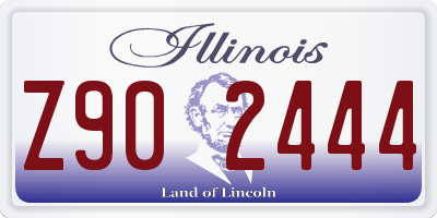 IL license plate Z902444