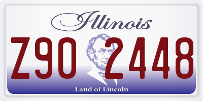 IL license plate Z902448