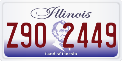 IL license plate Z902449