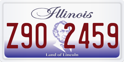 IL license plate Z902459