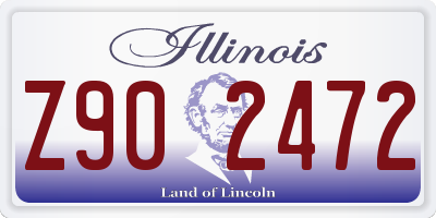 IL license plate Z902472