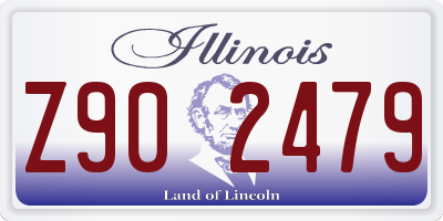 IL license plate Z902479
