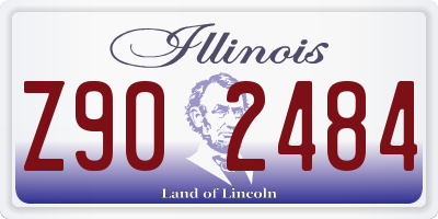 IL license plate Z902484