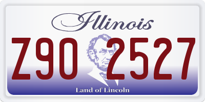 IL license plate Z902527