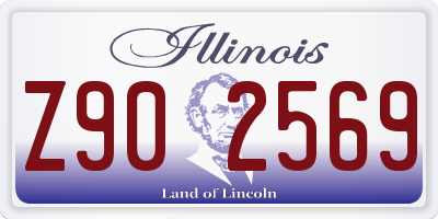 IL license plate Z902569