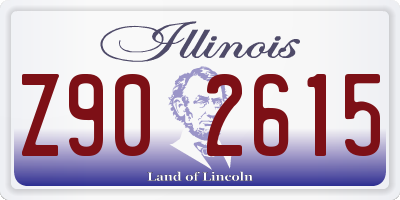 IL license plate Z902615