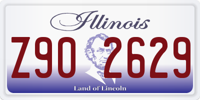 IL license plate Z902629