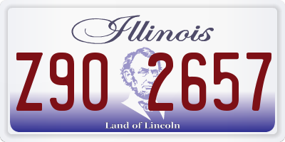 IL license plate Z902657