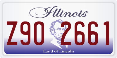 IL license plate Z902661