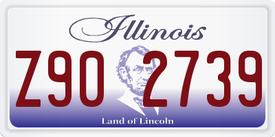 IL license plate Z902739