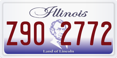 IL license plate Z902772