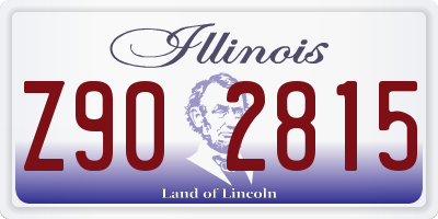 IL license plate Z902815