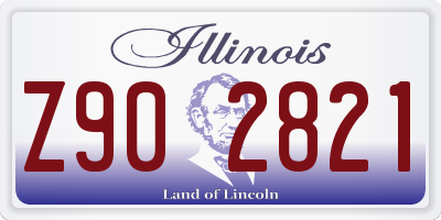IL license plate Z902821