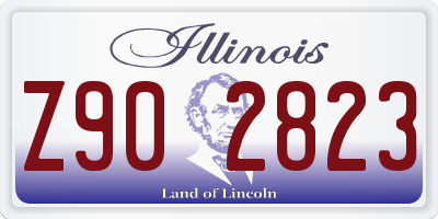 IL license plate Z902823