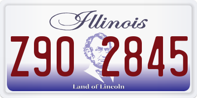 IL license plate Z902845