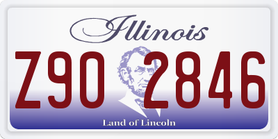 IL license plate Z902846