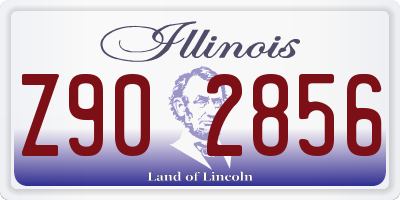 IL license plate Z902856