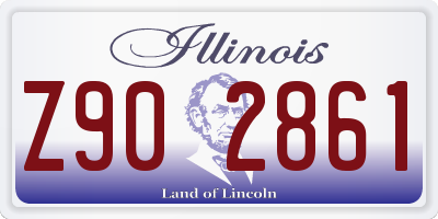 IL license plate Z902861