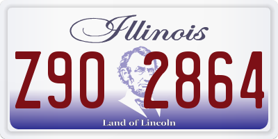IL license plate Z902864