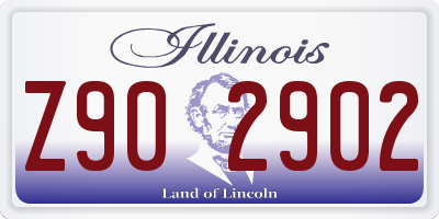 IL license plate Z902902