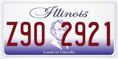 IL license plate Z902921