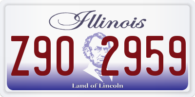 IL license plate Z902959