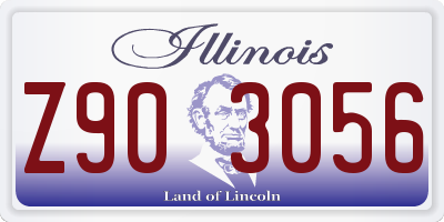 IL license plate Z903056