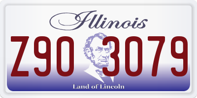IL license plate Z903079