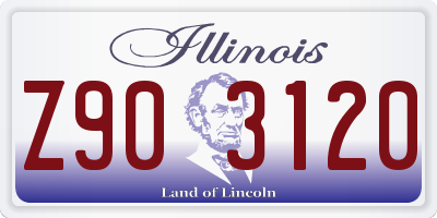 IL license plate Z903120