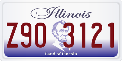 IL license plate Z903121