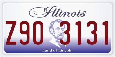 IL license plate Z903131