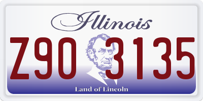 IL license plate Z903135