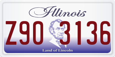 IL license plate Z903136