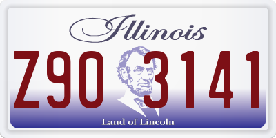 IL license plate Z903141