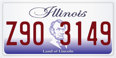 IL license plate Z903149