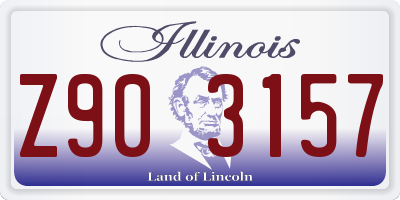 IL license plate Z903157