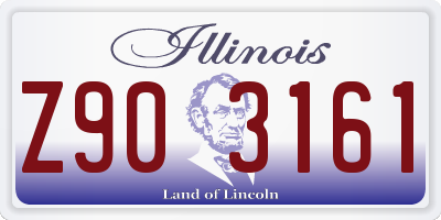 IL license plate Z903161
