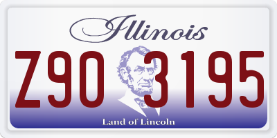 IL license plate Z903195