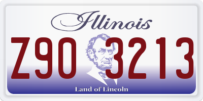 IL license plate Z903213