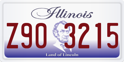 IL license plate Z903215
