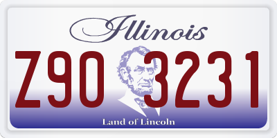 IL license plate Z903231