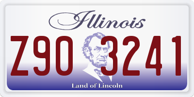 IL license plate Z903241