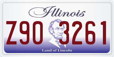 IL license plate Z903261