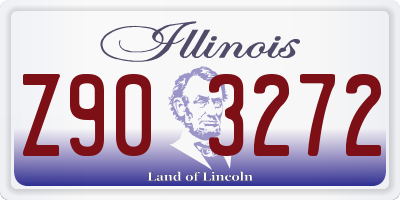 IL license plate Z903272