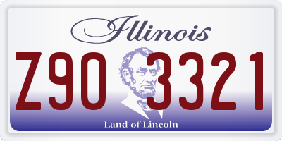 IL license plate Z903321
