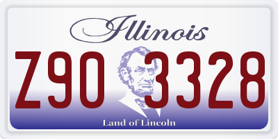 IL license plate Z903328