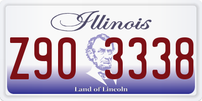 IL license plate Z903338