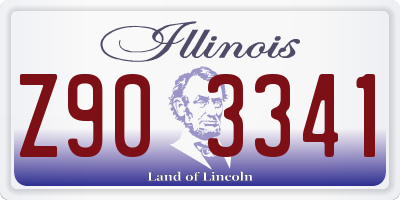 IL license plate Z903341