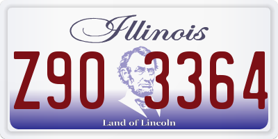 IL license plate Z903364