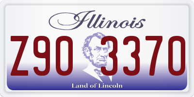 IL license plate Z903370